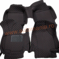 Covorase Auto Premium Volkswagen Tiguan 2007 - 2015 negru fir rosu