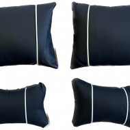 Set 4 Pernute Confort Negru + Alb