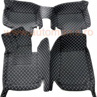 Covorase auto Mercedes Benz GLC 2015-2019 negru fir crem