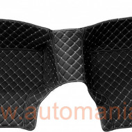 Covorase auto Premium Audi Q3 2011 - 2018 negru cu fir crem