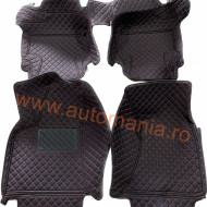 Covorase auto premium Audi Q5 (2010-2016) negru cu fir Rosu