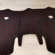 Covorase auto Jaguar F PACE negru cu fir rosu