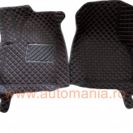 Covorase auto Premium Audi A3 2014-2019 negru cu fir rosu