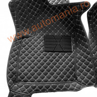 Covorase auto Premium Audi A3 2014-2019 , Negru Fir crem