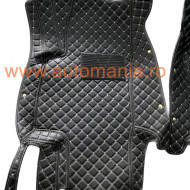 Covorase auto Premium Audi A3 2020+ , Negru Fir crem