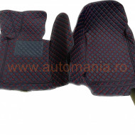 Covorase auto Premium Mercedes Benz GLK , Negru fir rosu