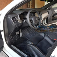 Covorase auto Volvo XC 90 negru cu crem 2015 +