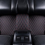 Covorase auto BMW serie 4 , 2 portiere negru cu fir rosu