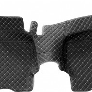 Covorase auto Premium Audi Q7 negru cu fir crem (2006-2015)
