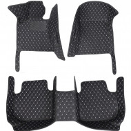 Covorase auto Premium Audi Q8 Negru cu fir bej