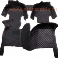 Covorase auto Premium BMW serie 2 negru fir rosu