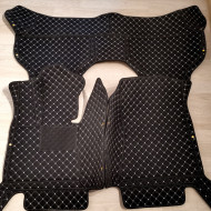 Covorase auto Premium Renault Kadjar negru cu fir crem