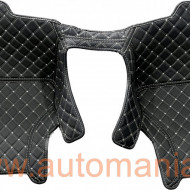Covorase auto Premium Audi A5 2018 + 2 portiere negru fir crem