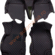 Covorase auto Premium Opel Astra H negru cu fir rosu