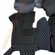 Covorase auto Volvo XC 90 negru cu crem 2010-2014
