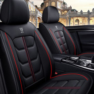 Huse auto Opel Modern Negru + Rosu