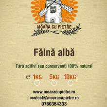 Faina alba de patiserie, punga 5 kg. 6,5 lei/kg. lei/kg.