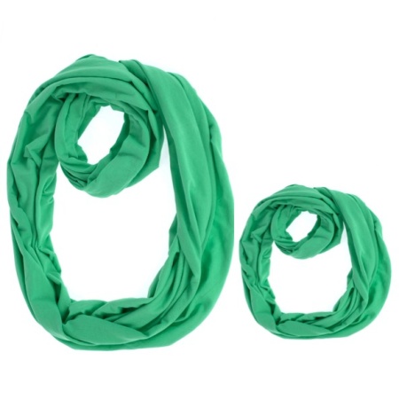 Set esarfa mama si copil - verde fresh