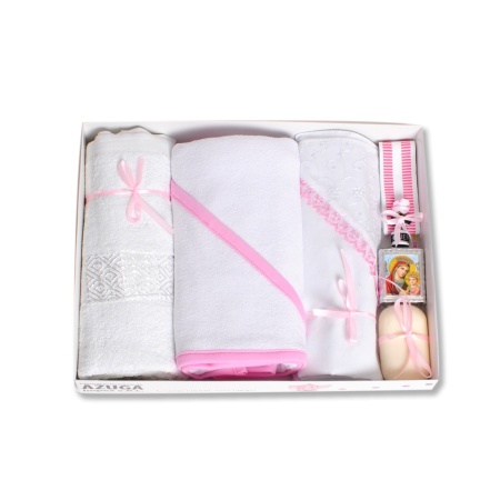 Trusou roz pentru botez