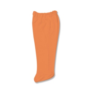 Pantalonas bebe portocaliu cu botos