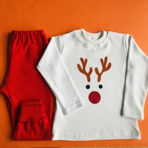 Pijama pictata pentru Craciun