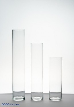 Glass cylinder H 40 D 9