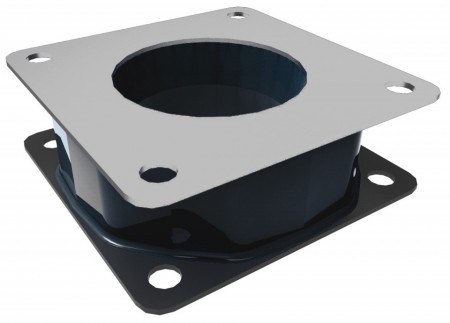 RAM® Shock Buster™ rázkódást csillapító adapter 75 mm-es VESA lyukakkal