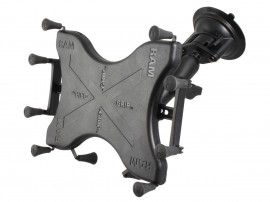 Komplett 10"-os tablet tartó szett vákuumos rögzítő talppal (X-Grip)