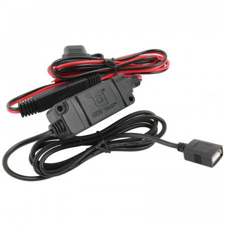 RAM® vezetékes töltő motorkerékpárokhoz, USB csatlakozóval