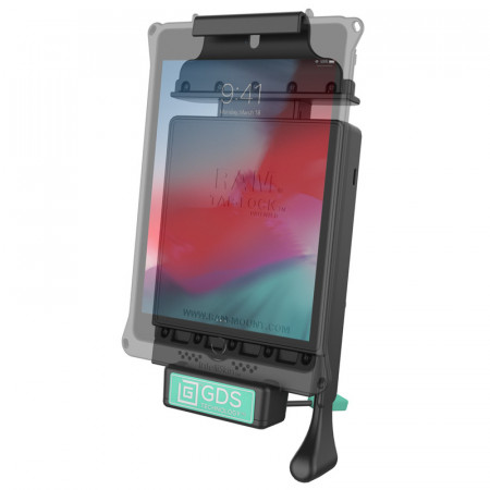 RAM GDS™ Technológiájú ZÁRHATÓ dokkoló Apple iPad mini 4 és 5-ös tabletekhez