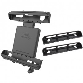 RAM Tab-Lock™ ZÁRHATÓ univerzális rugós bölcső 10"-os tabletekhez beleértve iPAD 1-4-hez tokkal vagy a nélkül