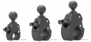Gyors-szorítós bázis 1,5"-os golyóval (2.5-4.8 cm)