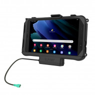 RAM® EZ-Roll'r™ tartó bölcső Samsung Galaxy Tab® Active3 és Active2-höz menet közbeni töltéssel