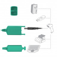 RAM® EZ-Roll'r™ kulccsal zárható Töltő és Duál USB adatkapcsolatos dokkoló Samsung Galaxy Tab® Active3 és Active2-höz
