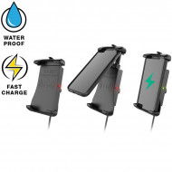RAM® Quick-Grip™ vezeték nélküli töltővel rendelkező komplett telefon tartó szett szélvédőre vagy sík felületre (vákuumos rögzítéssel)