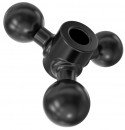 Tripla golyós adapter 1"-os golyókkal