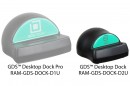 RAM dokkoló-töltő állomás GDS csatlakozó felülettel rendelkező RAM IntelliSkin™ termékek számára