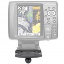 RAM tartó adapter Humminbird és Lowrance Elite-5-höz, 1"-os golyóval tavi/folyami használathoz