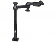 RAM® Tele-Pole™ tartórendszer 12" és 9" szárakkal, dupla lengőkarokkal és kerek bázissal