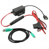 GDS® stabilizált fixen telepíthető töltő, USB Type-C kábellel