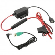 GDS® stabilizált fixen telepíthető töltő, DC power-jack kábellel