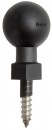 RAM 1" Tough-Ball™ lemez/fa csavarral