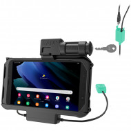 RAM® EZ-Roll'r™ kulccsal zárható Töltő és Duál USB adatkapcsolatos dokkoló Samsung Galaxy Tab® Active3 és Active2-höz