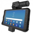 RAM számzáras tartó bölcső Samsung Galaxy Tab® Active2 és Active 8.0-hoz, menet közbeni töltéssel