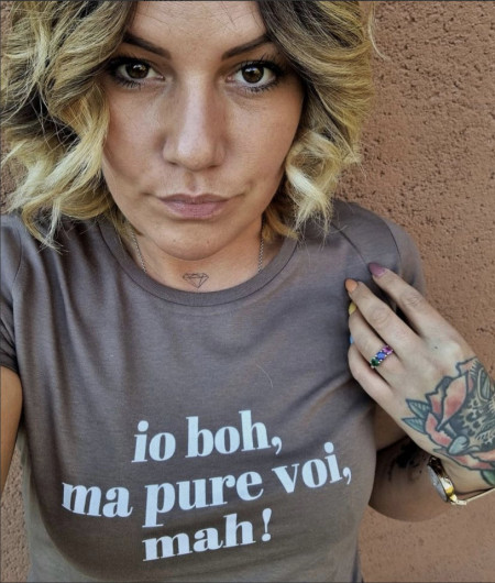 Maglia Donna "io boh ma pure voi mah"