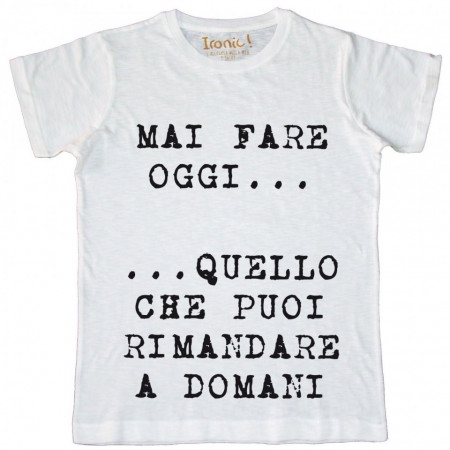 Maglia Uomo Mai Fare Oggi ...