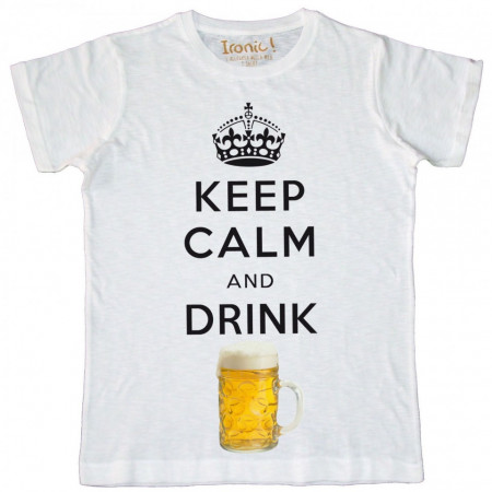 Maglia Uomo Keep Calm drink Beer