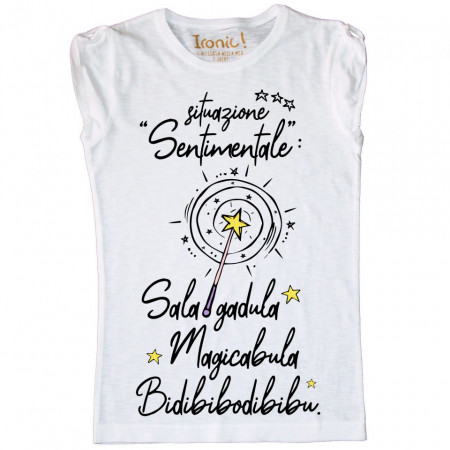 Maglia Donna "Situazione Sentimentale: Salagadula magicabula bidibi bodibi bu"