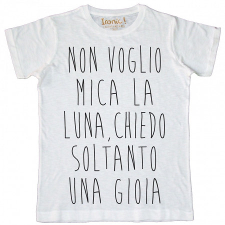 Maglia Uomo "Chiedo soltanto una gioia"