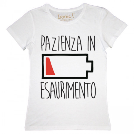 Maglia Donna "Pazienza in esaurimento"